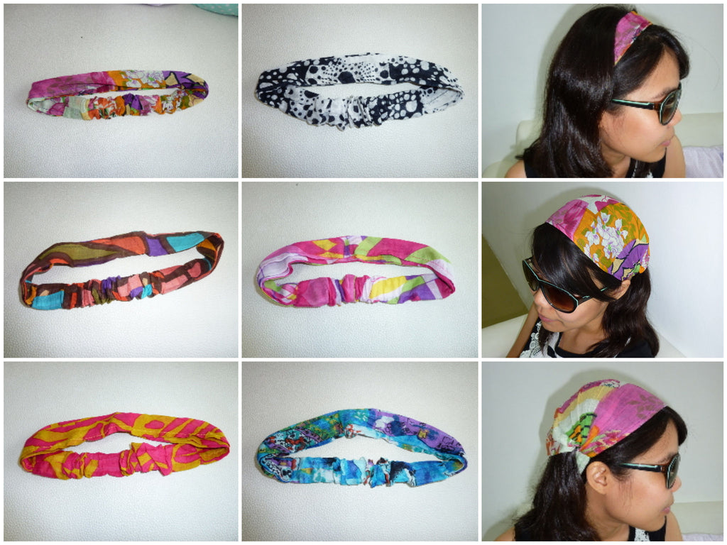 Womens Cotton Hair-Band / Assorted Set of 25 pc Accessory