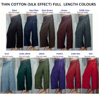 Unisex Thai Silk Fisherman Pants / Assorted Set of 25 pc