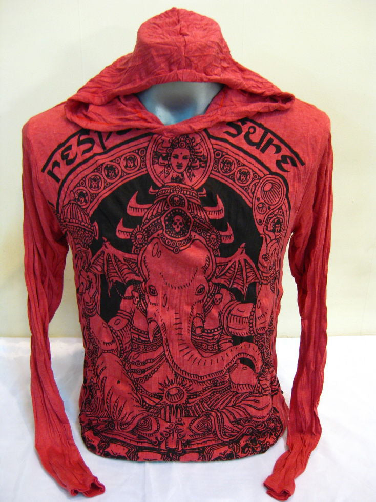 Unisex Red Batman Ganesh Hoodie