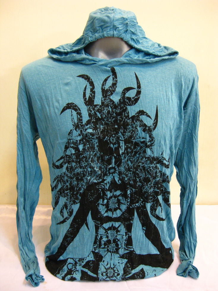 Unisex Turquoise Chakra Meditation Hoodie