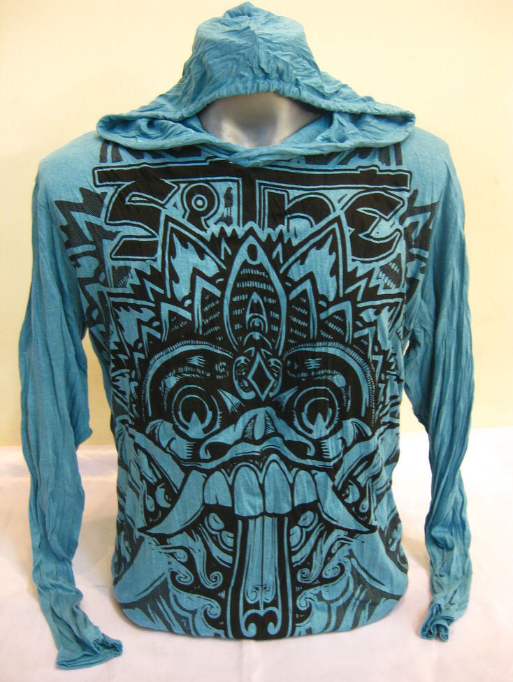 Unisex Turquoise Foo Dog Hoodie