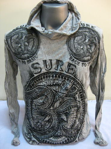 Unisex Gray Sure Ohm Hoodie