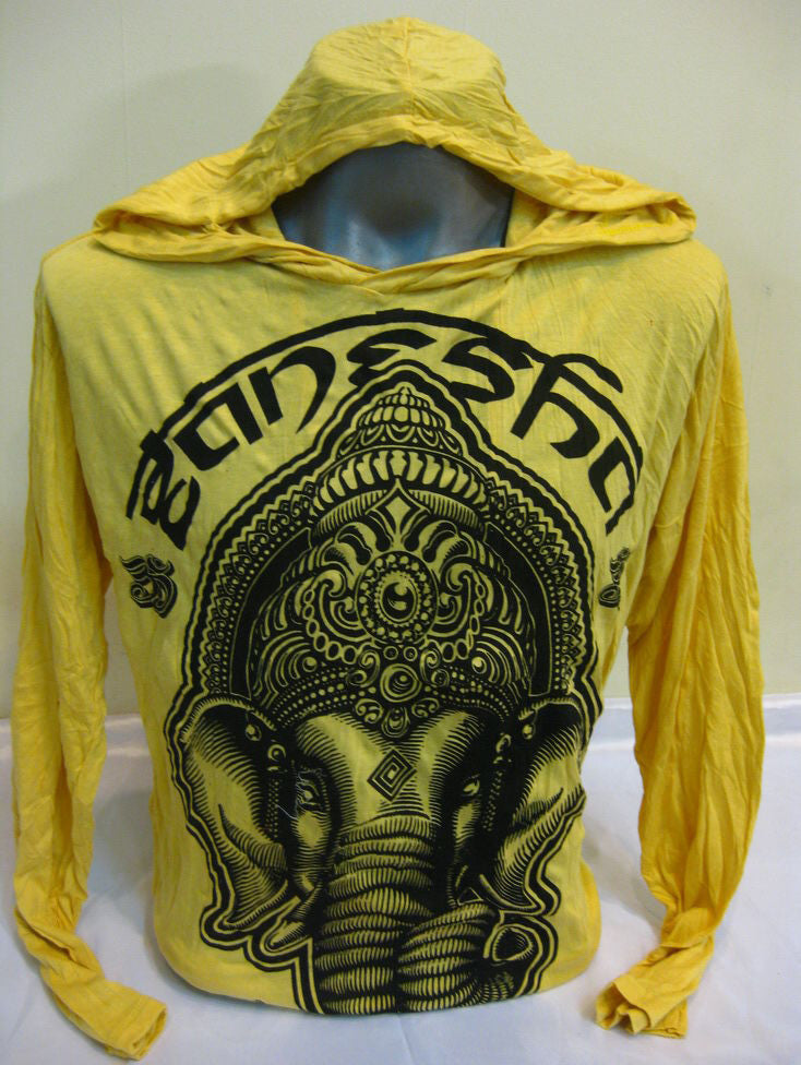 Unisex Yellow Avatar Ganesh Hoodie