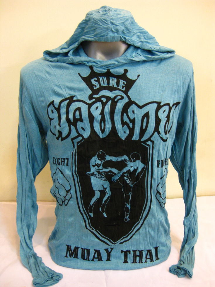 Unisex Turquoise Muay Thai Hoodie