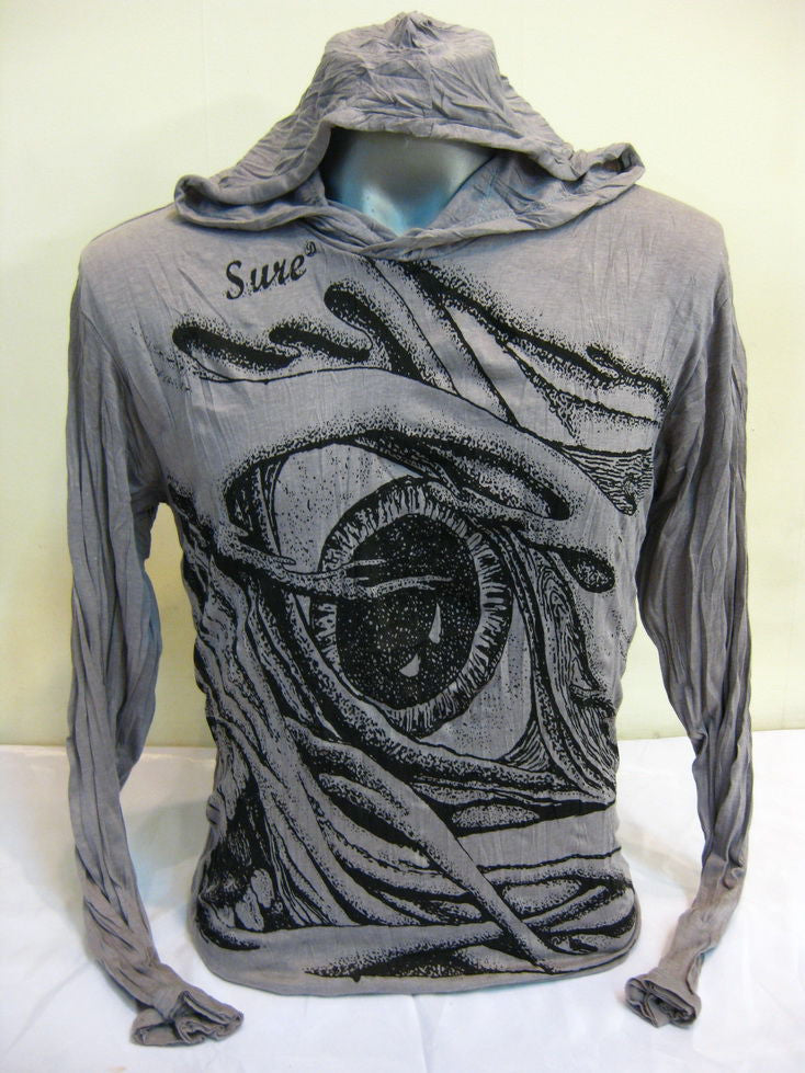 Unisex Gray Eye Trip Hoodie