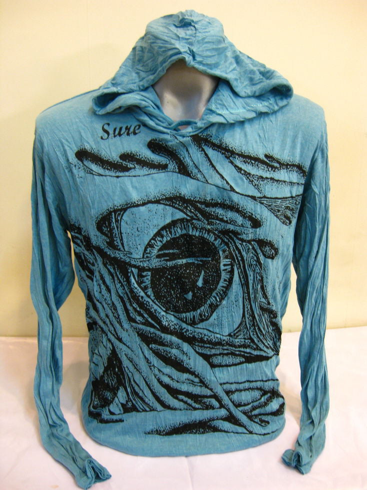 Unisex Turquoise Eye Trip Hoodie
