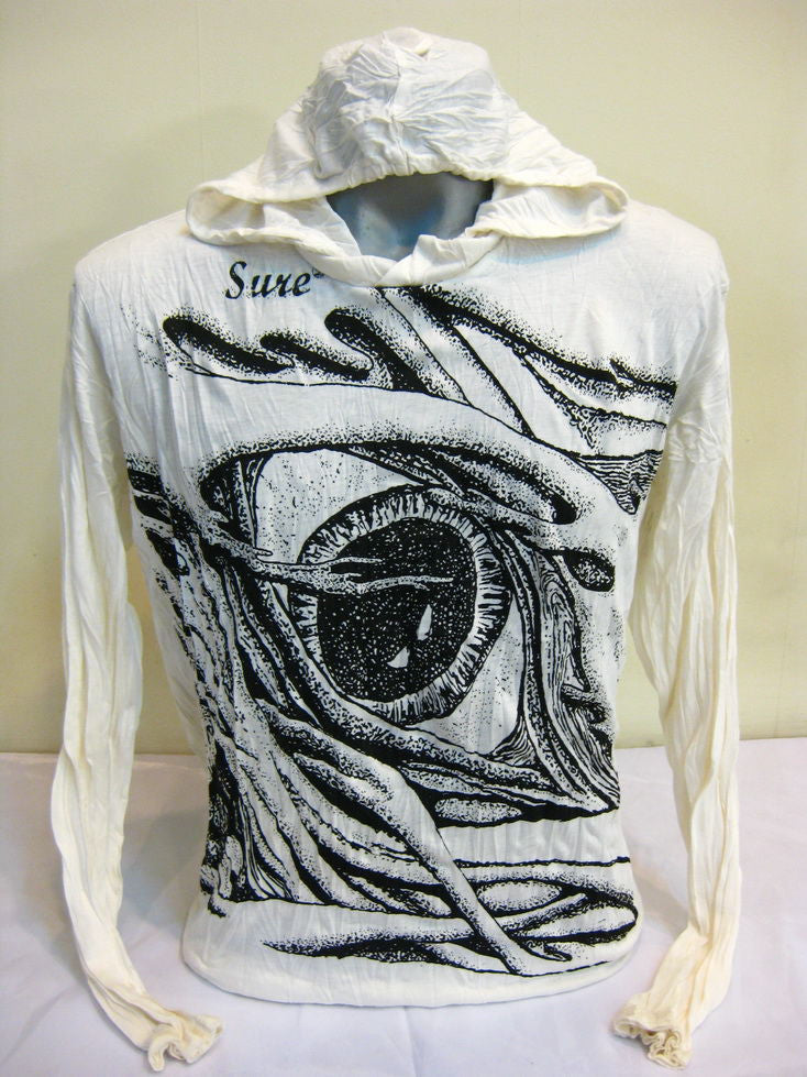 Unisex White Eye Trip Hoodie