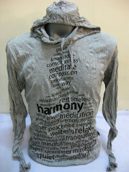 Unisex Gray Harmony Hoodie