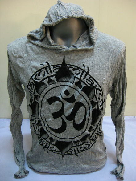 Unisex Gray Infinitee Ohm Hoodie