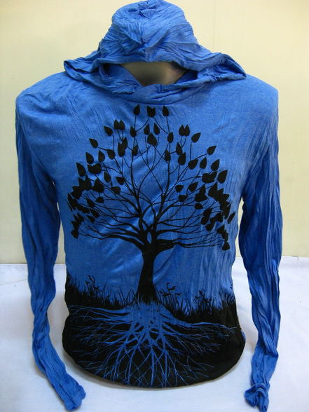Unisex Blue Tree of Life Hoodie