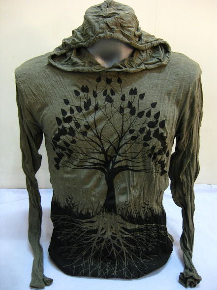 Unisex Green Tree of Life Hoodie