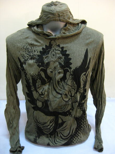 Unisex Green Fairy Ganesh Hoodie