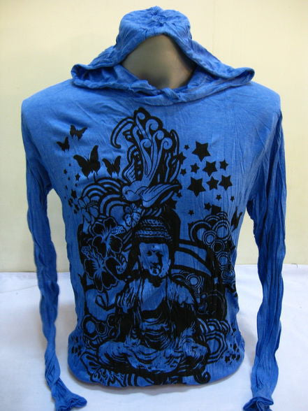 Unisex Blue Buddha Dream Hoodie