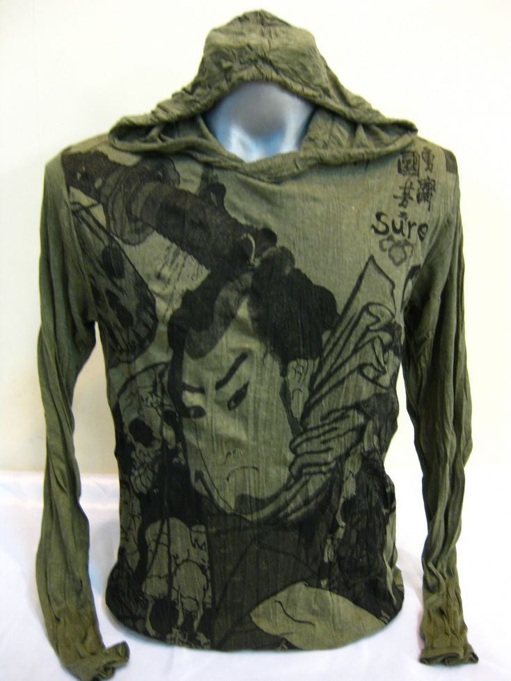 Unisex Green Samurai Hoodie