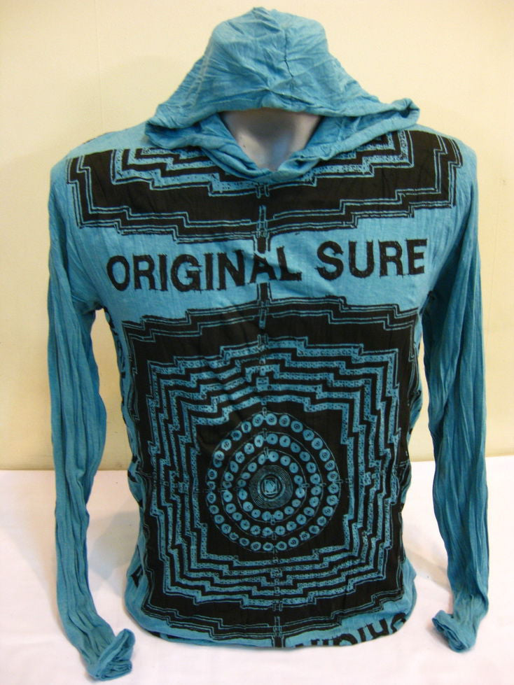 Unisex Turquoise Labyrinth Hoodie