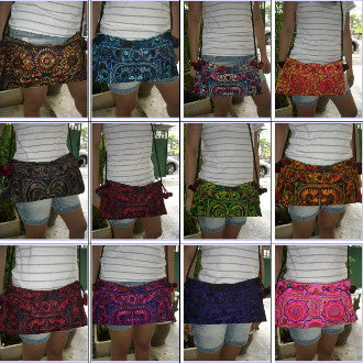 Womens Hill Tribe Embroidered Bag #1 / Assorted Set of 10 pc Accessory