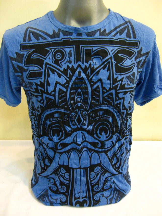 Mens Blue Foo Dog T-Shirt