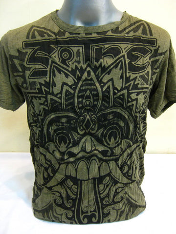 Mens Green Foo Dog T-Shirt