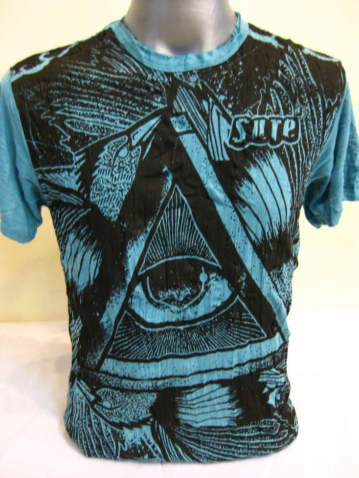 Mens Turquoise Eye Universe T-Shirt