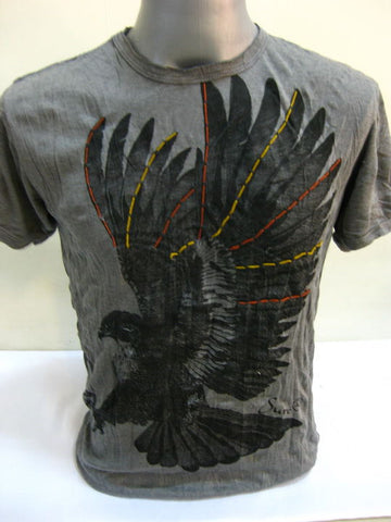 Mens Gray Eagle T-Shirt