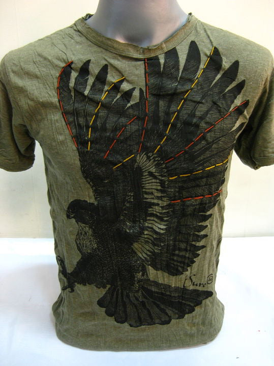 Mens Green Eagle T-Shirt