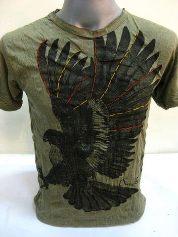 Mens Green Eagle T-Shirt