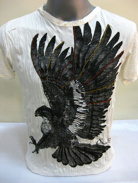Mens White Eagle T-Shirt