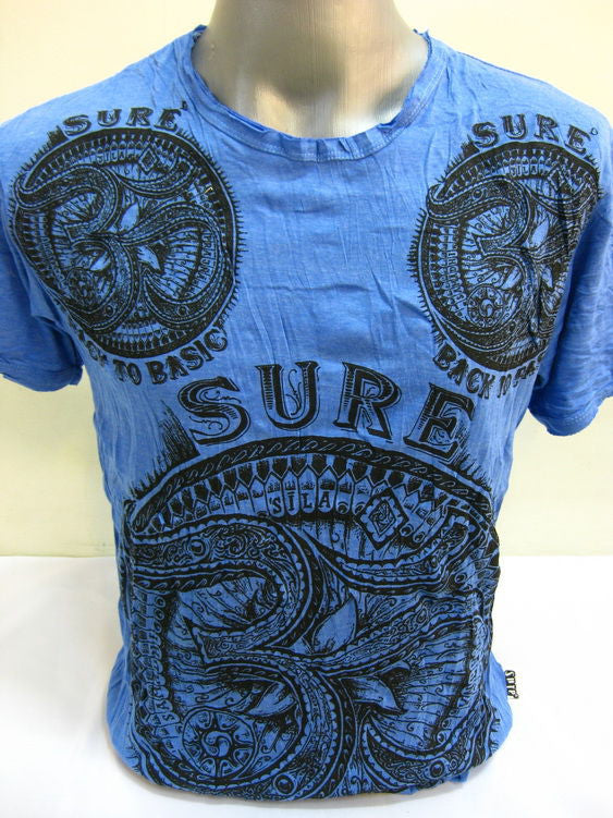 Mens Blue Sure Ohm T-Shirt