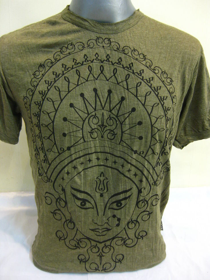 Mens Green Durga T-Shirt