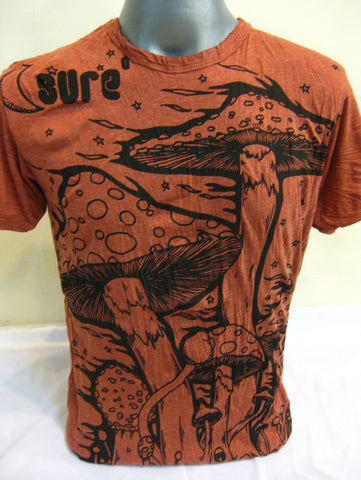 Mens Brick Mushroom T-Shirt