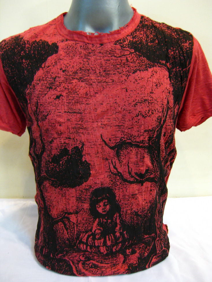 Mens Red Wonderland T-Shirt