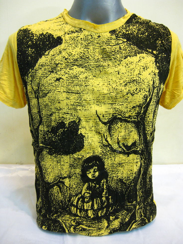 Mens Yellow Wonderland T-Shirt