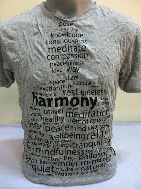Mens Gray Harmony T-Shirt