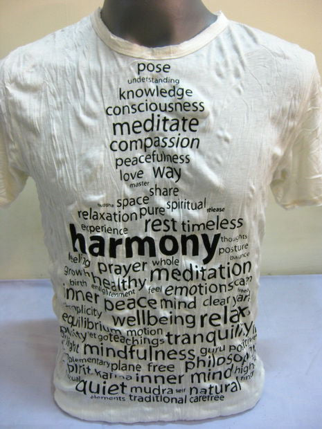 Mens White Harmony T-Shirt