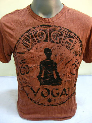 Mens Brick Infinitee Yoga Stamp T-Shirt