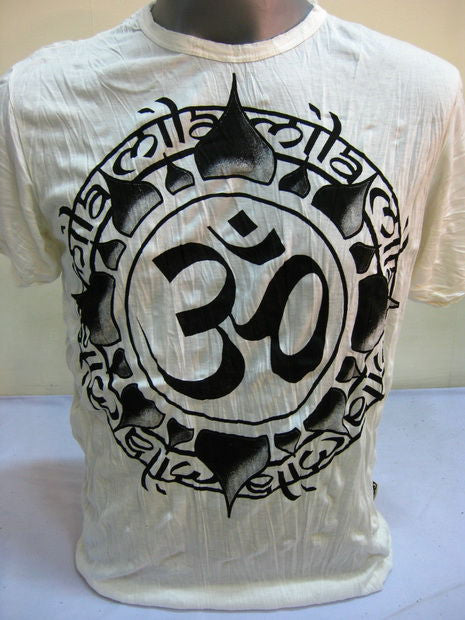 Mens White Infinitee Ohm T-Shirt