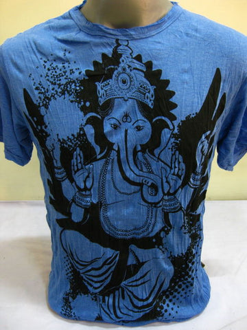 Mens Blue Fairy Ganesh T-Shirt