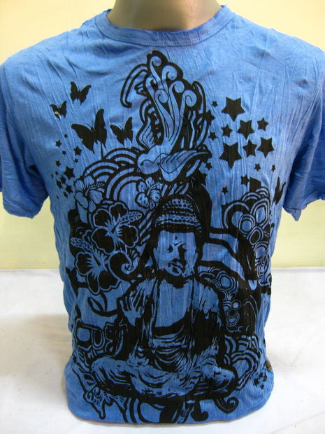 Mens Blue Buddha Dream T-Shirt