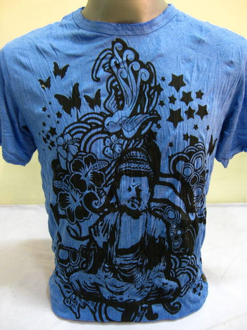 Mens Blue Buddha Dream T-Shirt