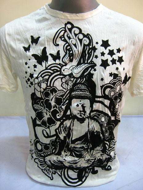 Mens White Buddha Dream T-Shirt