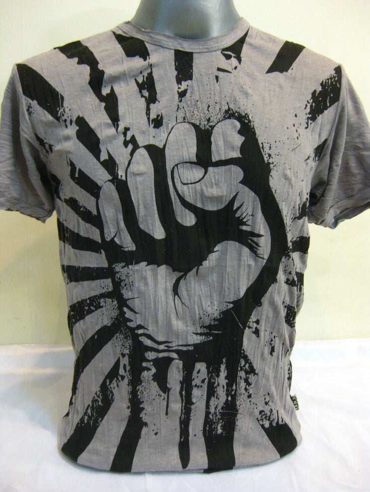 Mens Gray Fight to Freedom T-Shirt