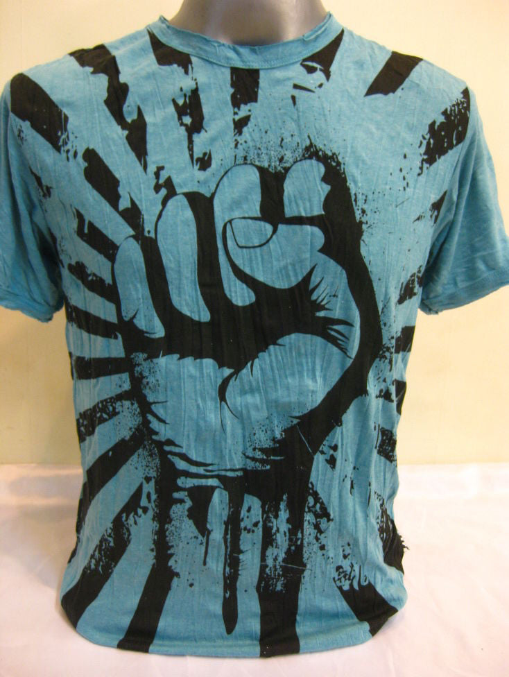 Mens Turquoise Fight to Freedom T-Shirt