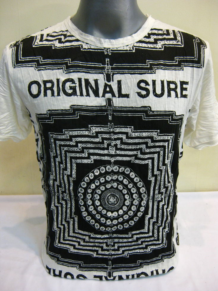 Mens White Labyrinth T-Shirt