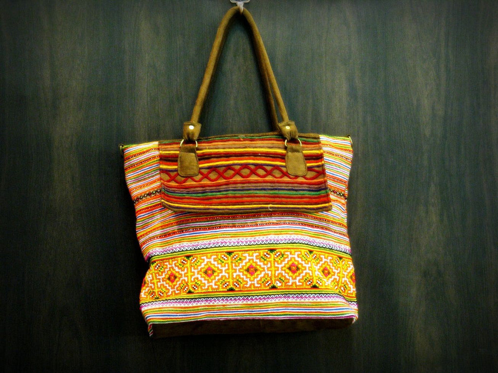 Thai Hmong Embroidered Bag Accessory