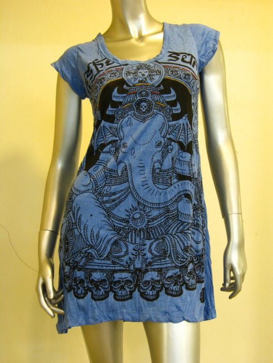 Womens Blue Batman Ganesh Dress
