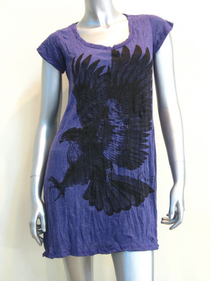 Womens Grape Eagle Dress