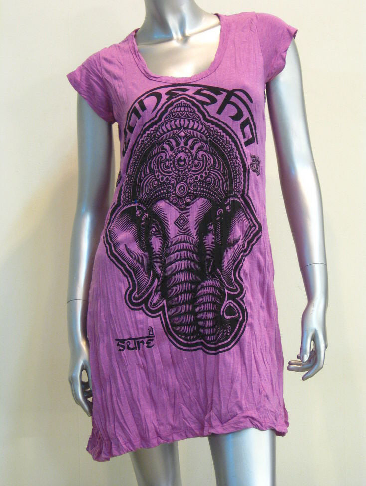 Womens Purple Avatar Ganesh Dress
