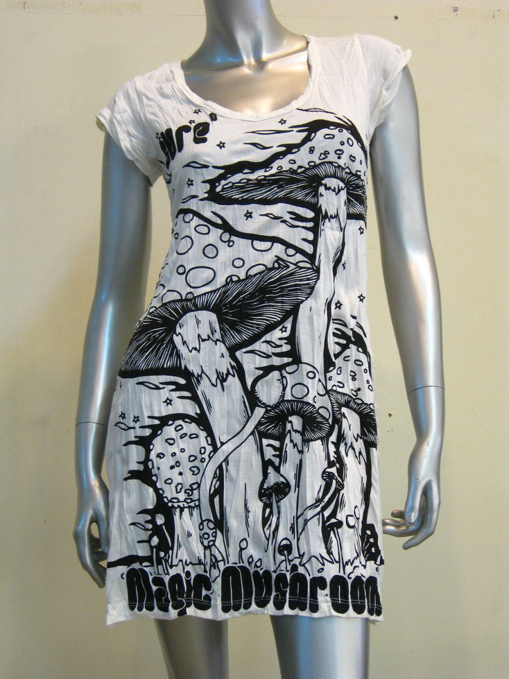 Womens White Mushroom Dress