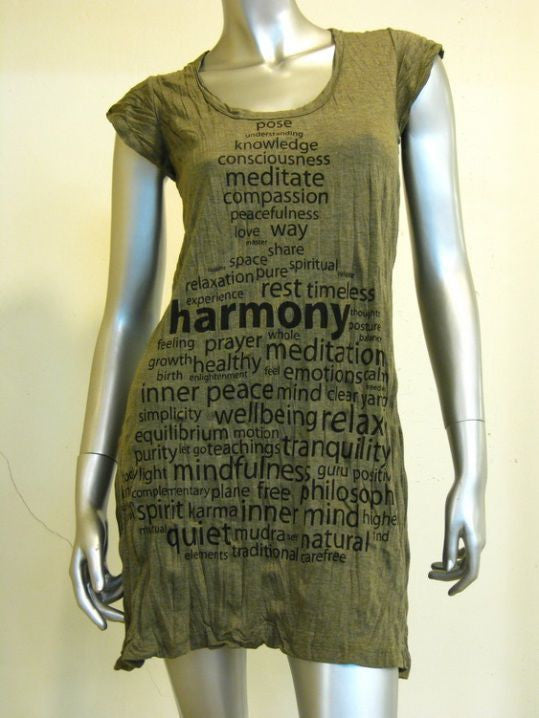 Womens Green Harmony Dress