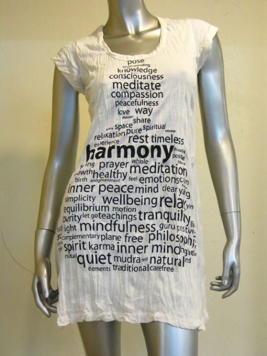 Womens White Harmony Dress